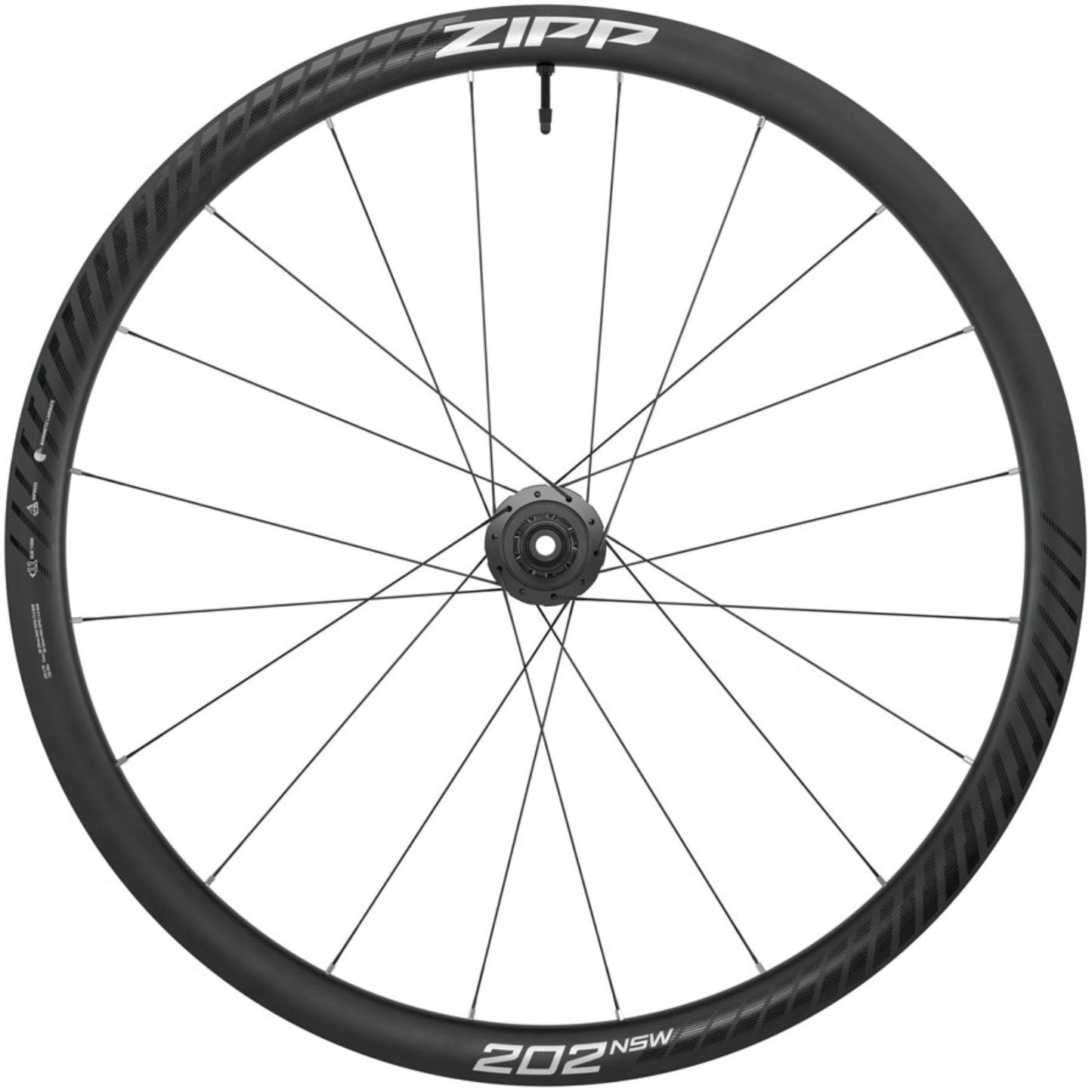Zipp 202 NSW Rear Wheel - 700, 12 x 142mm, Black/Dark Gray [MPN: 00.1918.801.000]_2348095