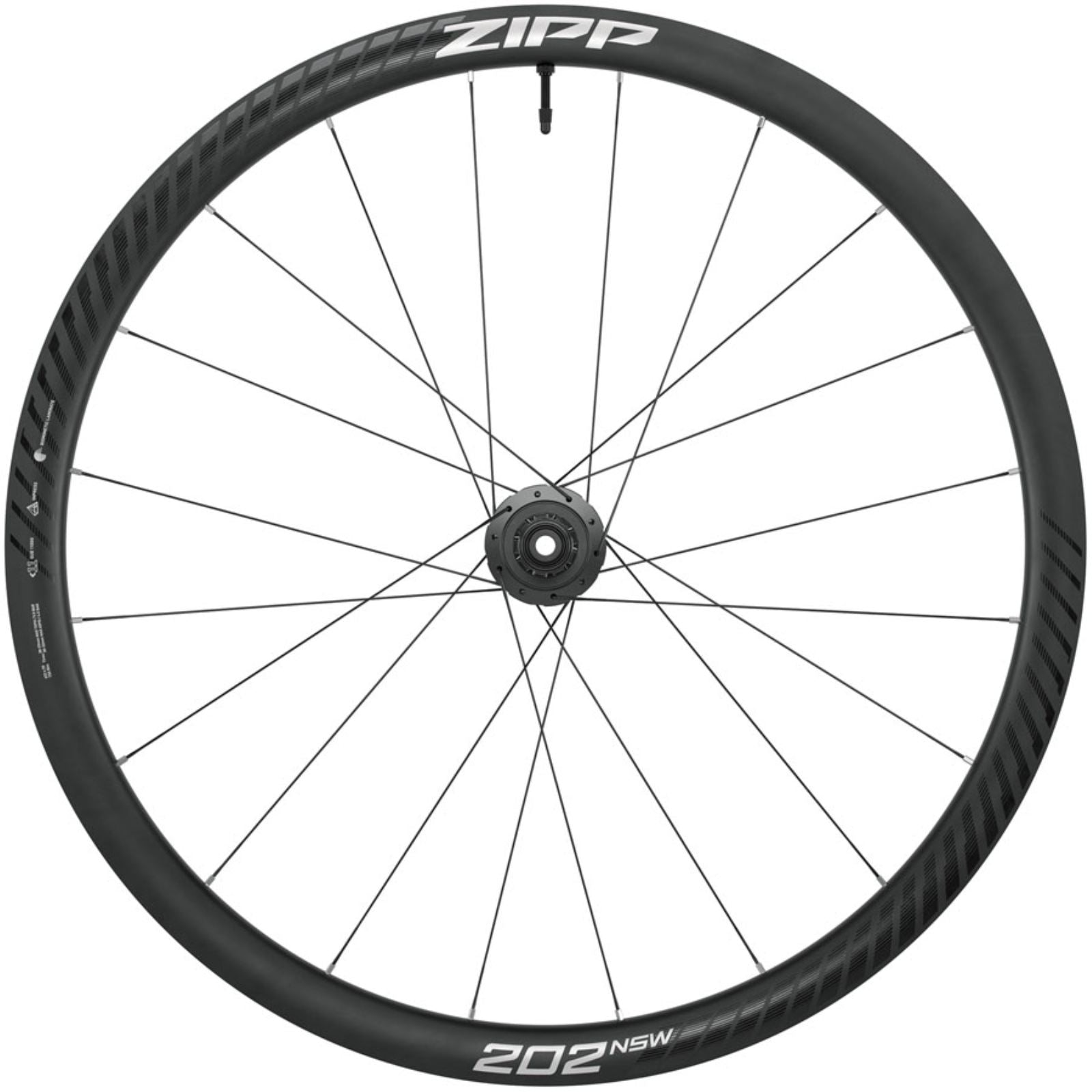 Zipp 202 NSW Rear Wheel - 700, 12 x 142mm, Black/Dark Gray [MPN: 00.1918.801.001]_2348096