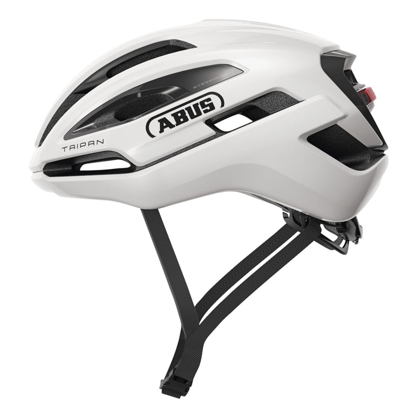 ABUS Taipan LED Helmet - Medium 54 - 58cm - Shiny White [MPN: 47263]_2346408