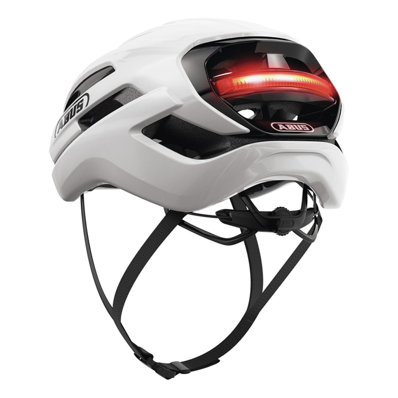 ABUS Taipan LED Helmet - Medium 54 - 58cm - Shiny White [MPN: 47263]_2346467