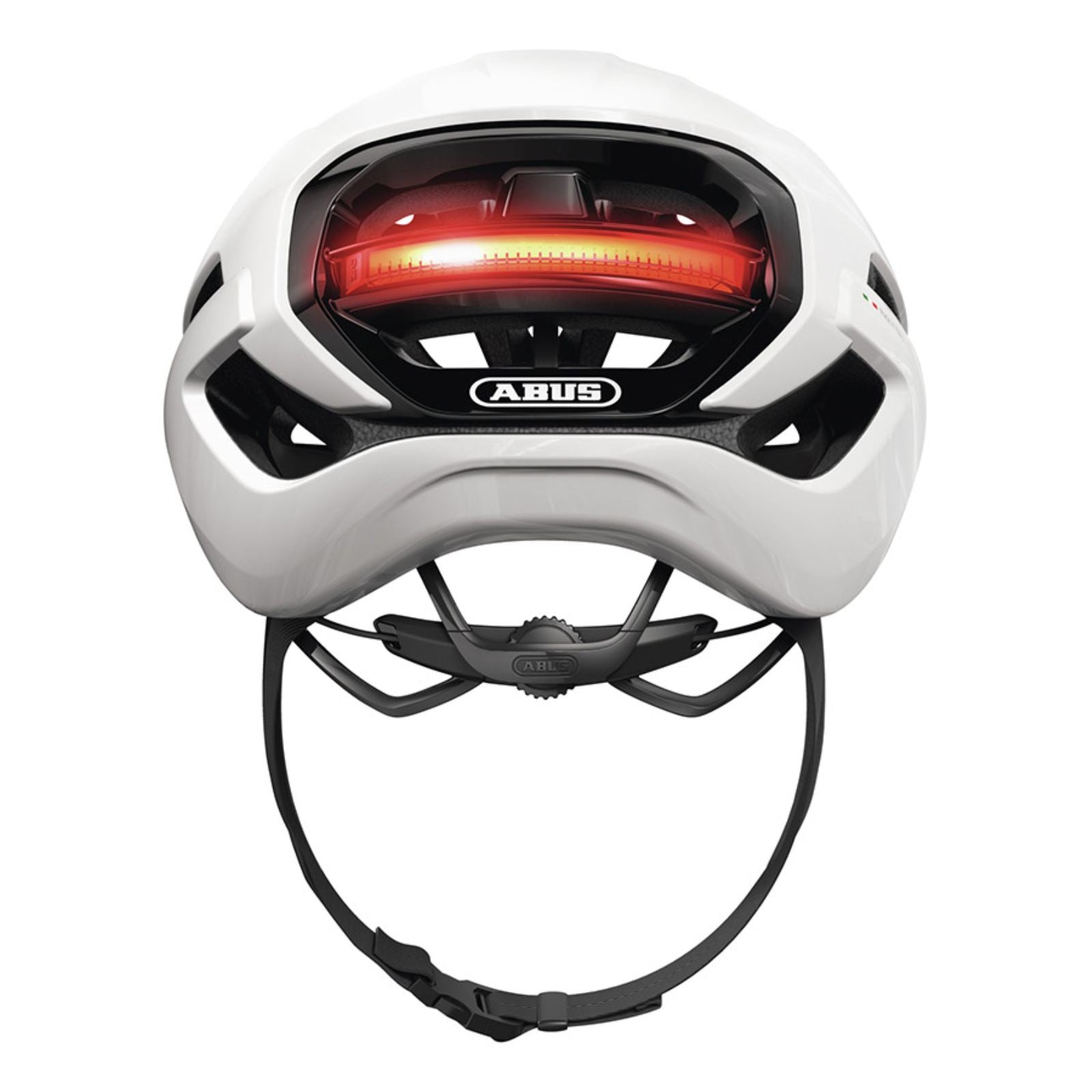 ABUS Taipan LED Helmet - Medium 54 - 58cm - Shiny White [MPN: 47263]_2346468
