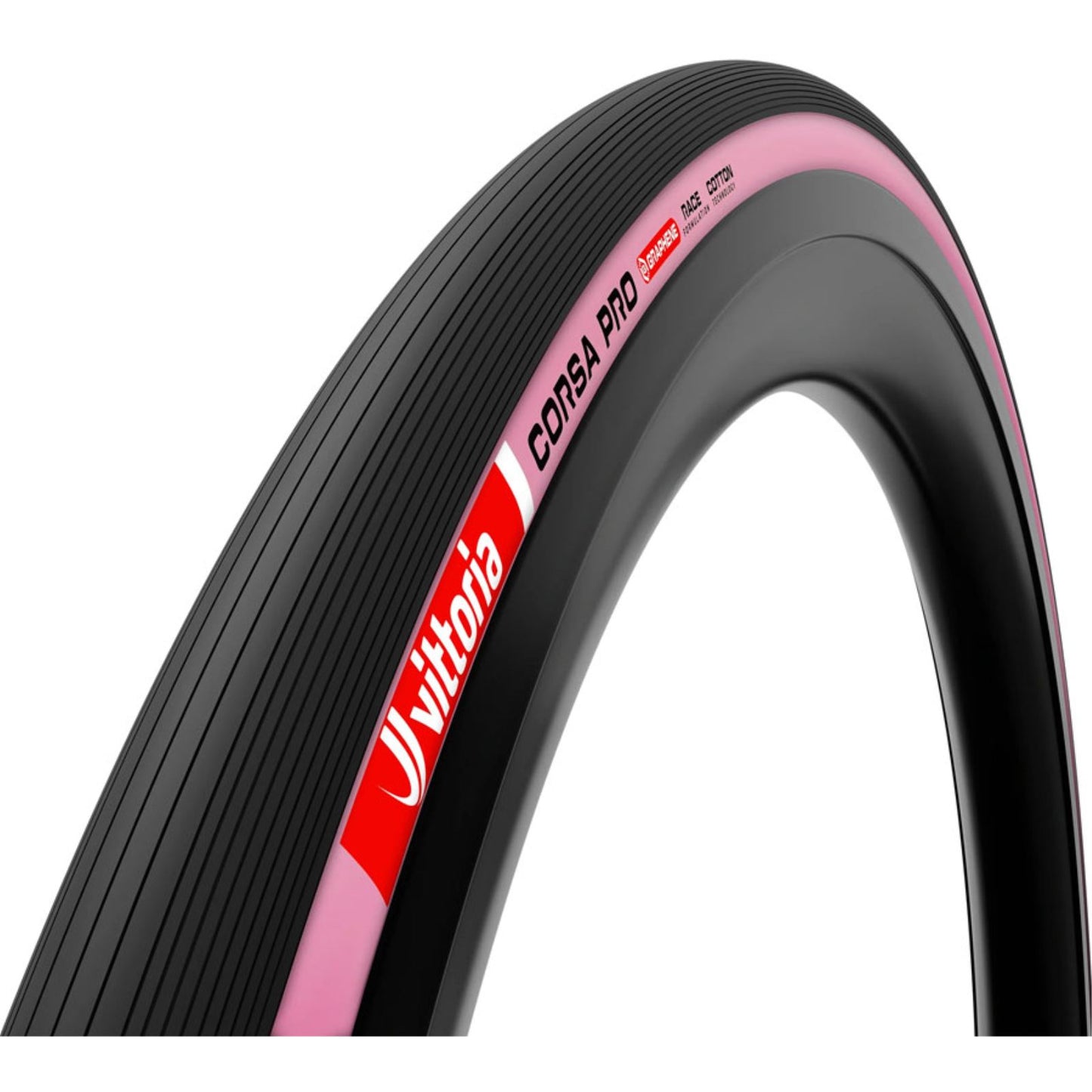 Vittoria Corsa Pro Tire - 700 x 28, Tubeless, Folding, Pink/Black, 4C Race [MPN: 11A00546]_2347892