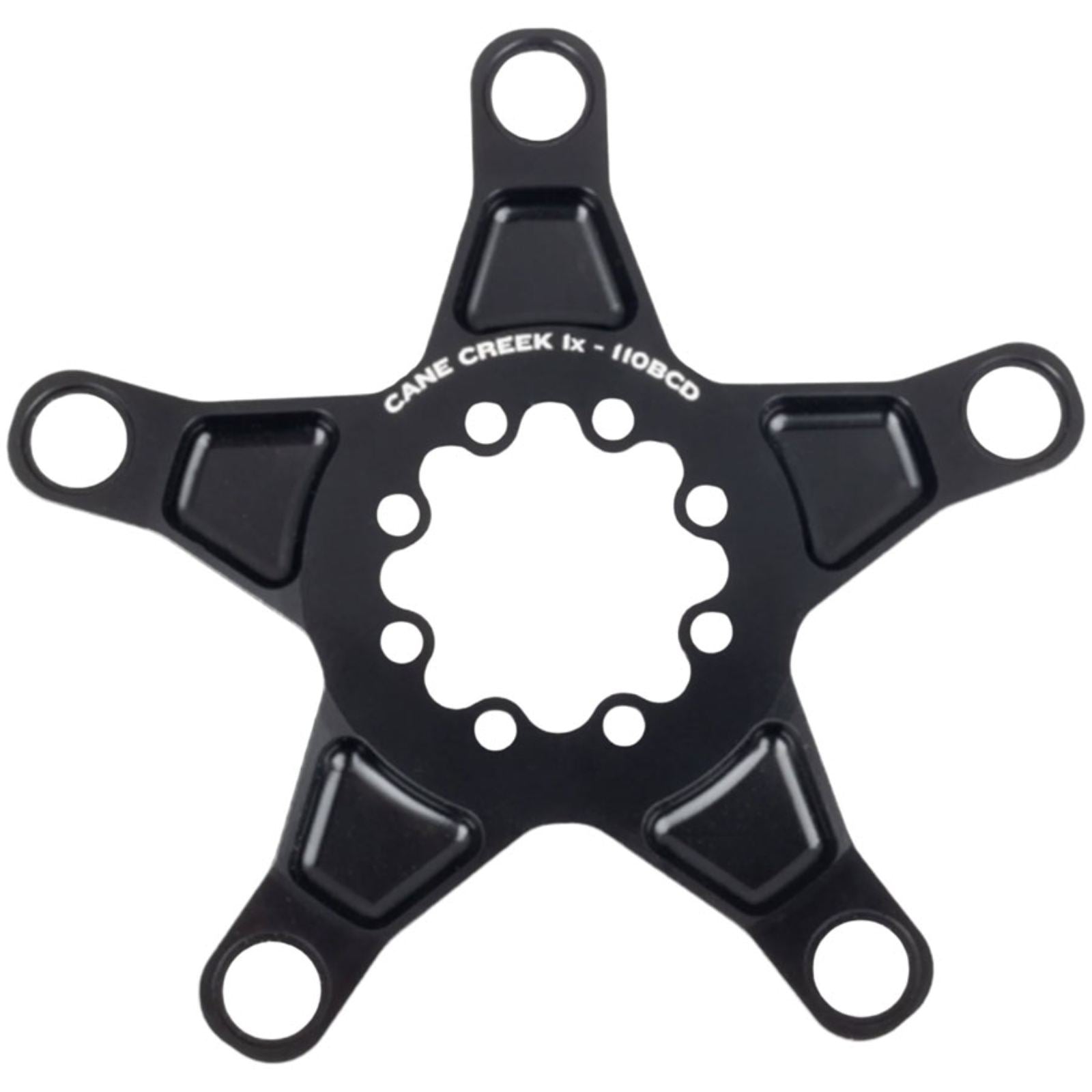 Cane Creek eeWings Chainring Spider - 5-Bolt, 110 BCD, 8-Bolt Mount Type, Black [MPN: BAI0402]_2346608