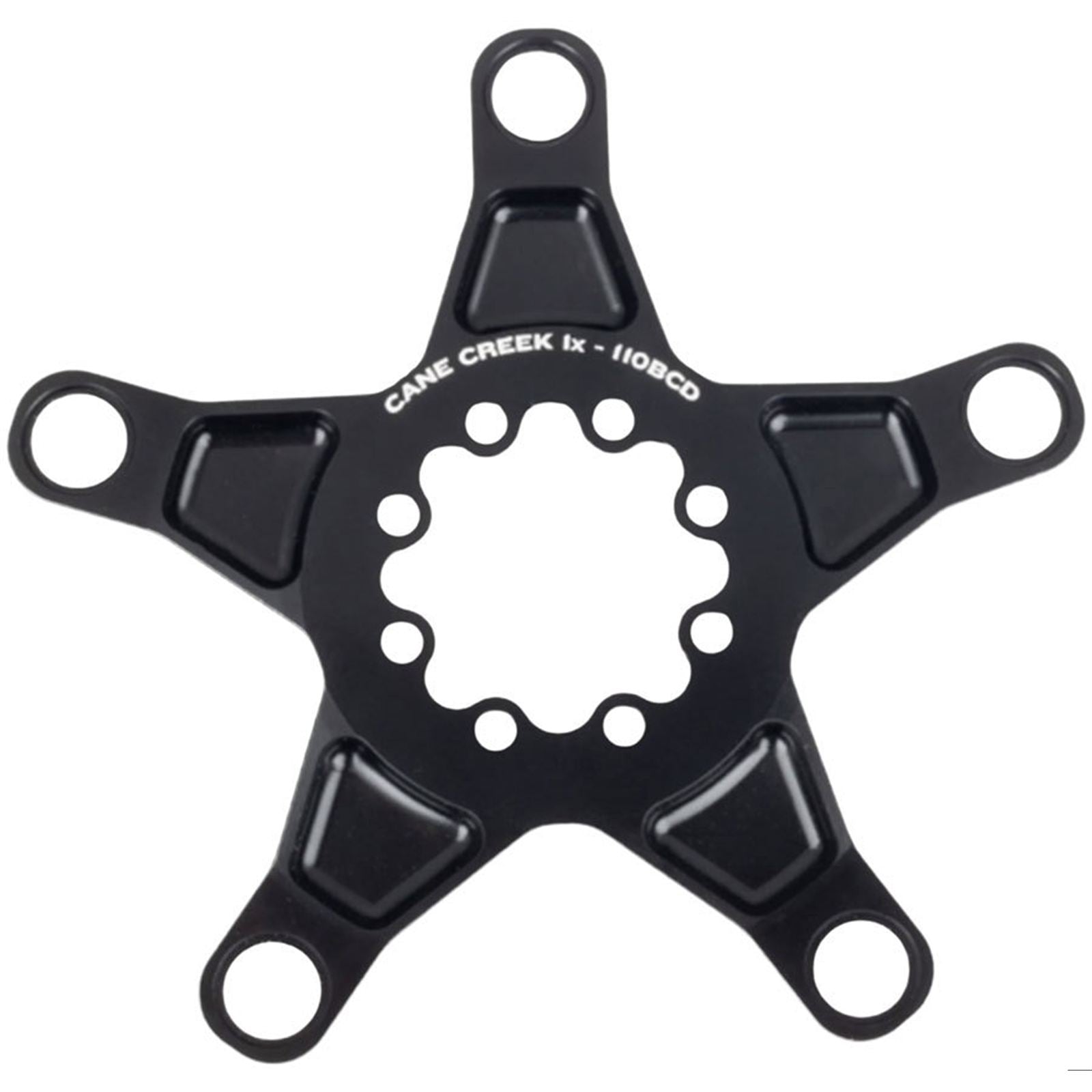 Cane Creek eeWings Chainring Spider - 5-Bolt, 110 BCD, 8-Bolt Mount Type, Black [MPN: BAI0402]_2484500