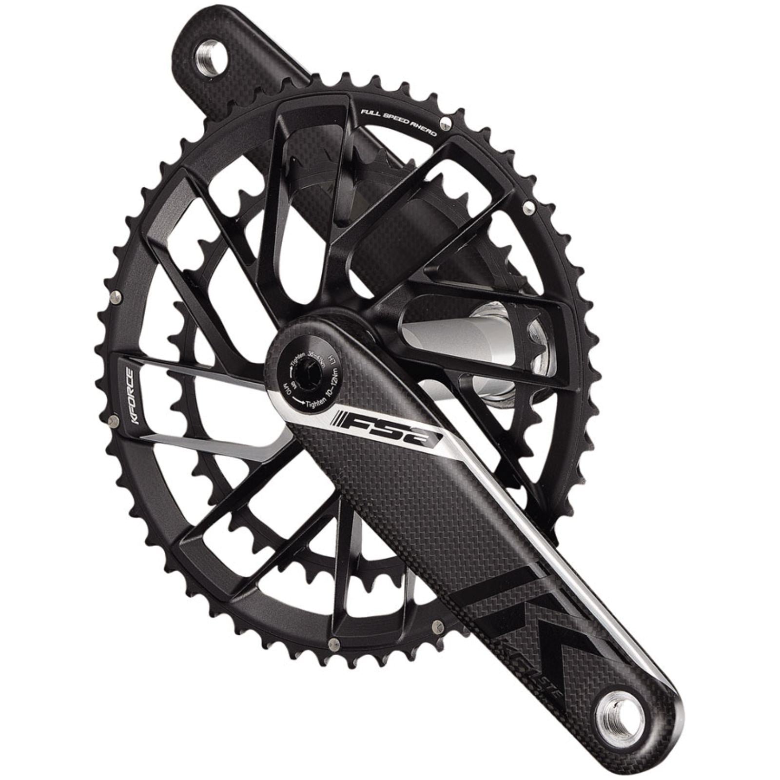 Full Speed Ahead K-Force Team Edition 2x Crankset -175mm, 50/34t, Carbon/Black [MPN: 336-0409555030]_2346726