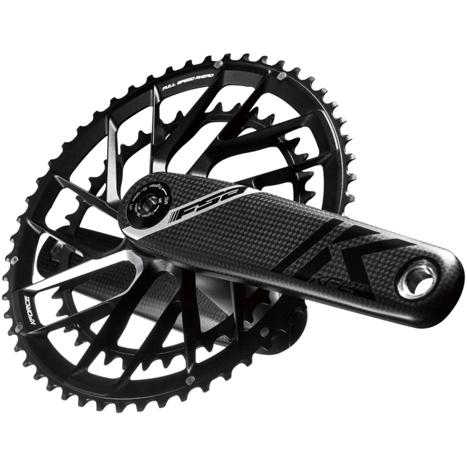 Full Speed Ahead K-Force Team Edition 2x Crankset -175mm, 50/34t, Carbon/Black [MPN: 336-0409555030]_2346727