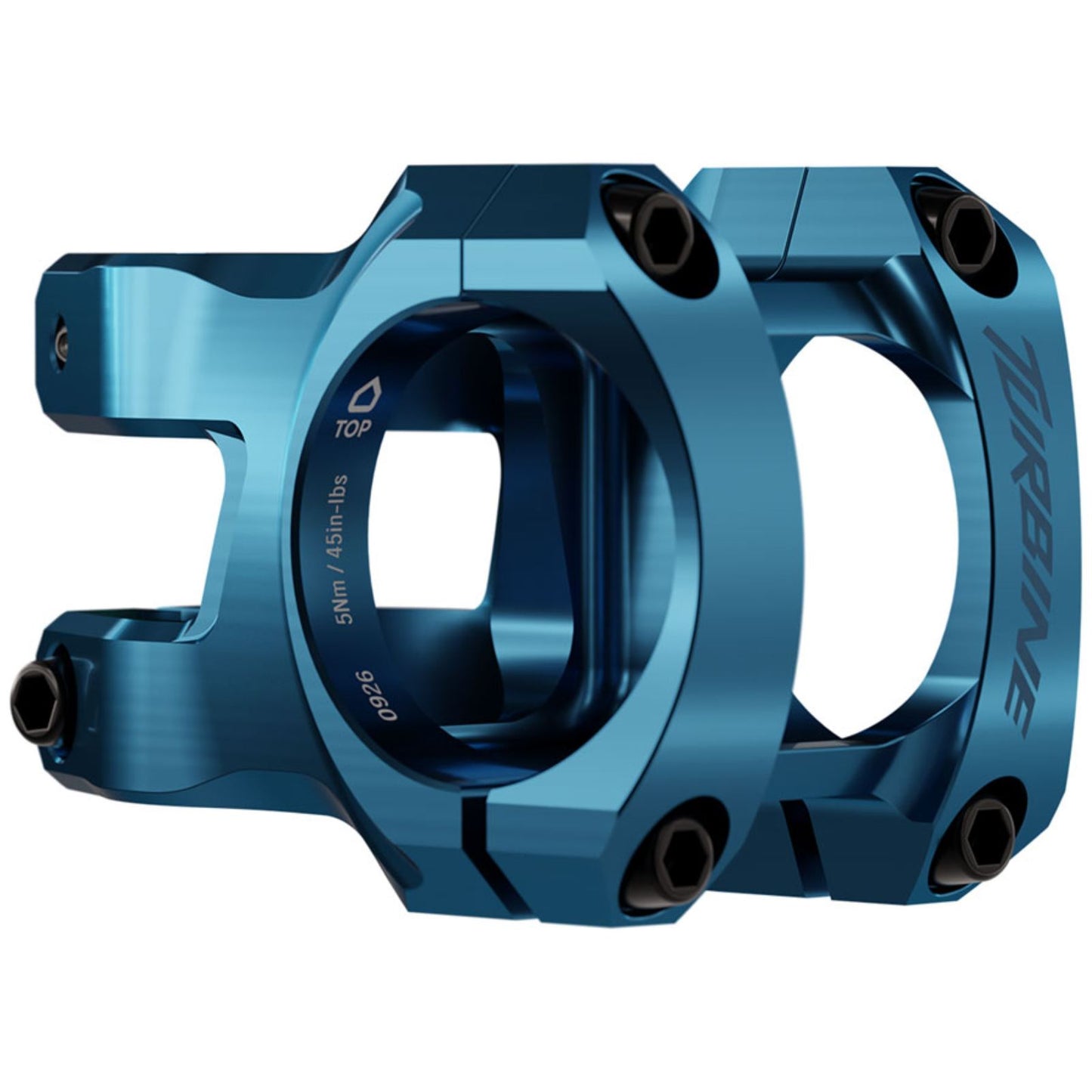 Race Face Turbine Stem - 40mm, 35mm Clamp, +/-0, 1 1/8", Turquoise [MPN: 947-00-021-07]_2347547