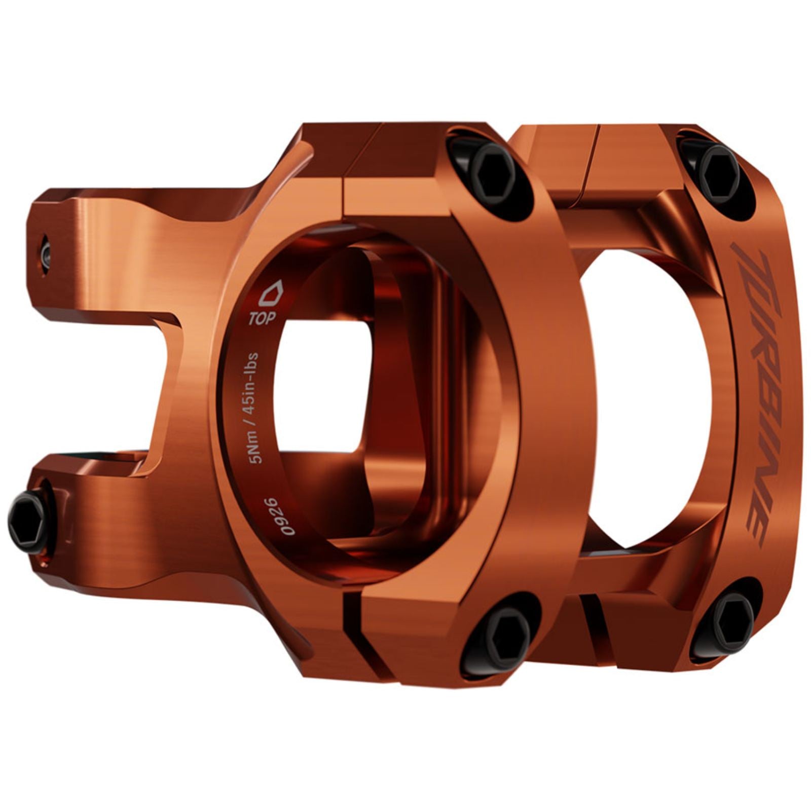 Race Face Turbine Stem - 40mm, 35mm Clamp, +/-0, 1 1/8", Orange [MPN: 947-00-021-03]_2347535