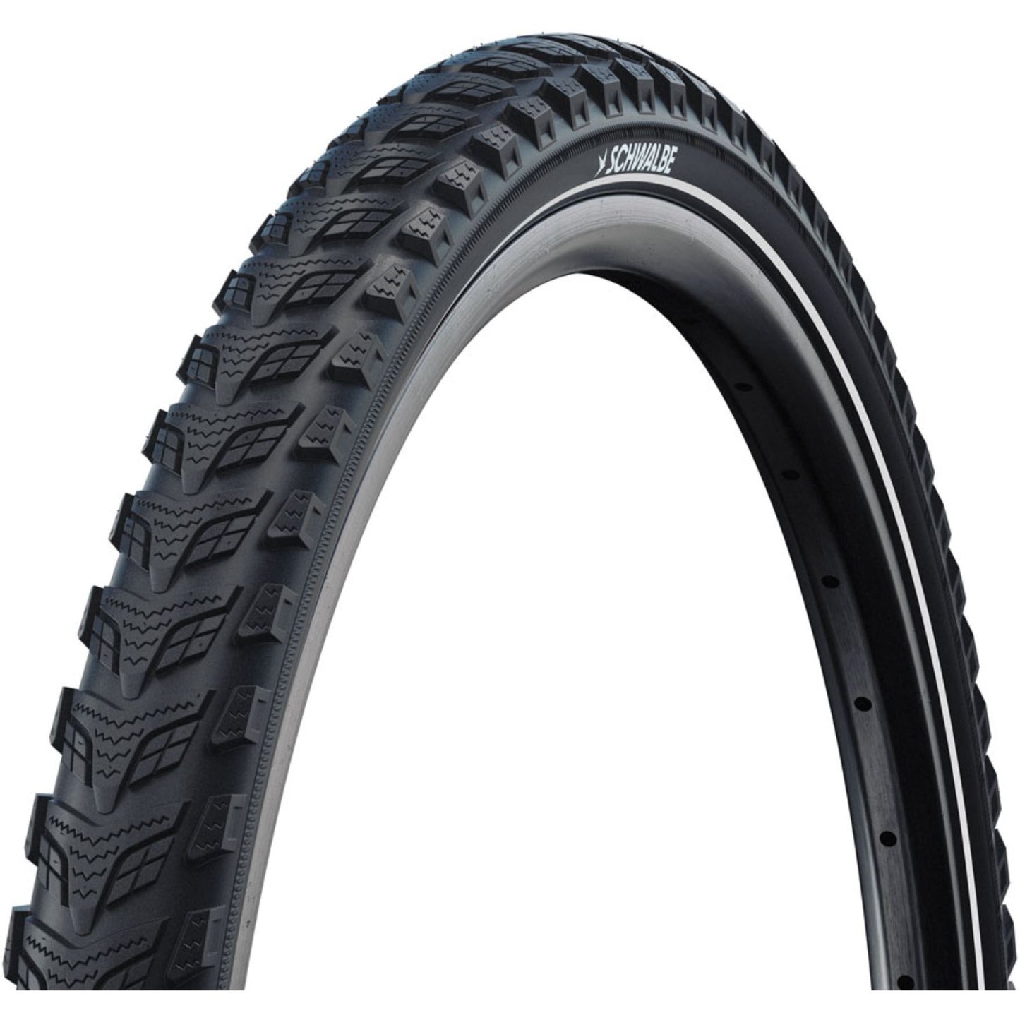 Schwalbe Marathon 365 Tire - 26 x 2.0, Wire, Black/Reflective, Performance [MPN: 11159424.01]_2347745
