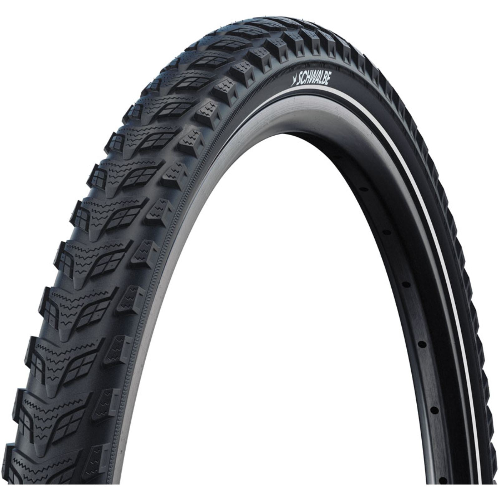 Schwalbe Marathon 365 Tire - 26 x 2.0, Wire, Black/Reflective, Performance [MPN: 11159424.01]_2347745
