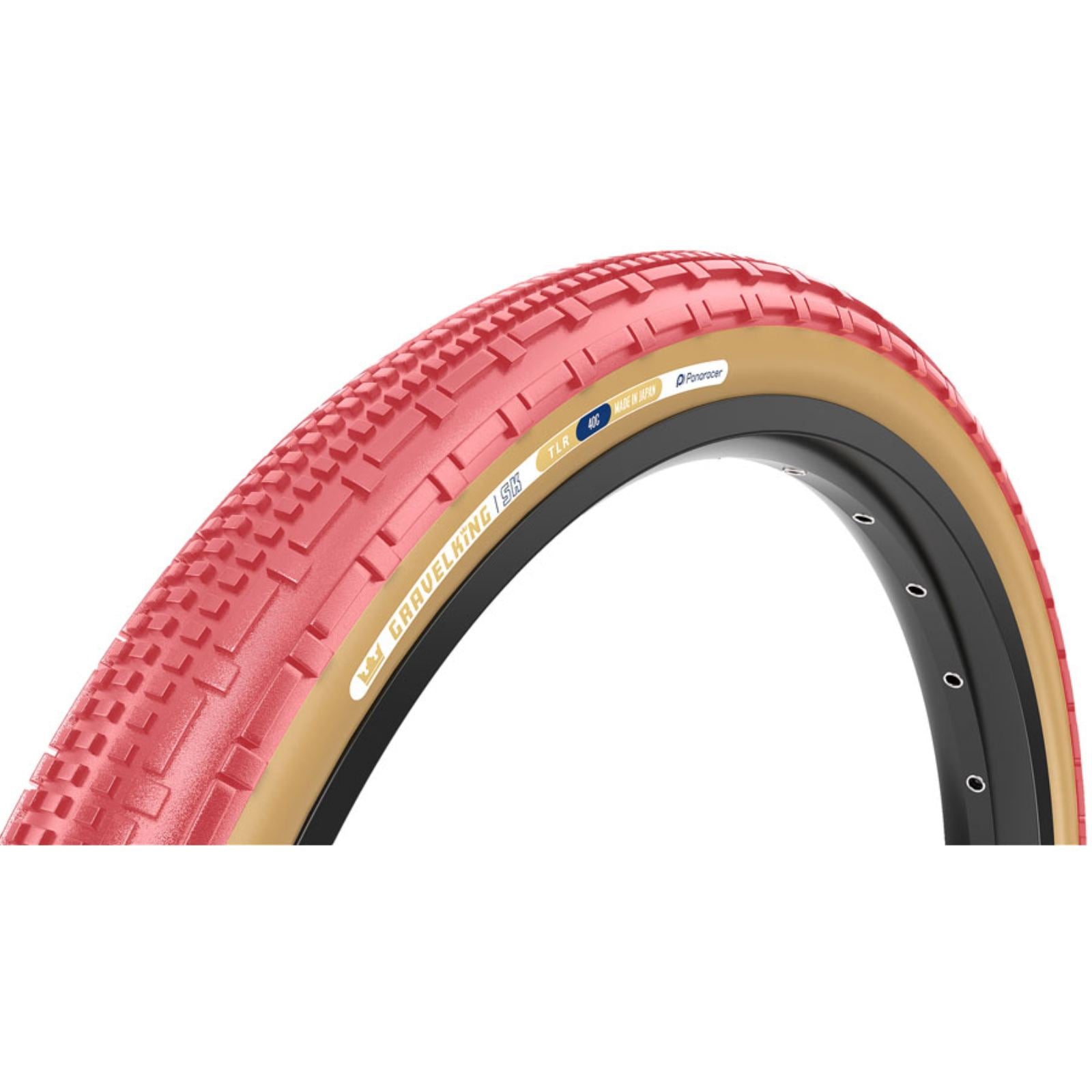 Panaracer GravelKing SK Tire - 700 x 40, Tubeless, Folding, Sakura/Brown [MPN: F740-GKSK-SA-D2]_2347570