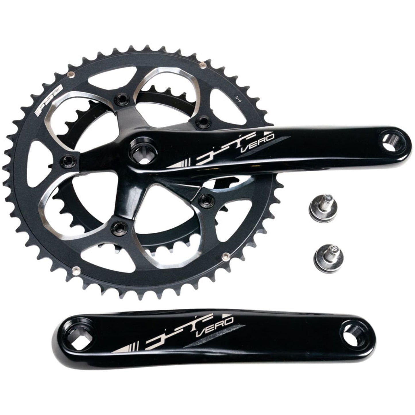 Full Speed Ahead Vero Compact Crankset - 175mm, 50/34t, 5-Bolt 110 BCD, Black [MPN: 330-0360555010]_2346745
