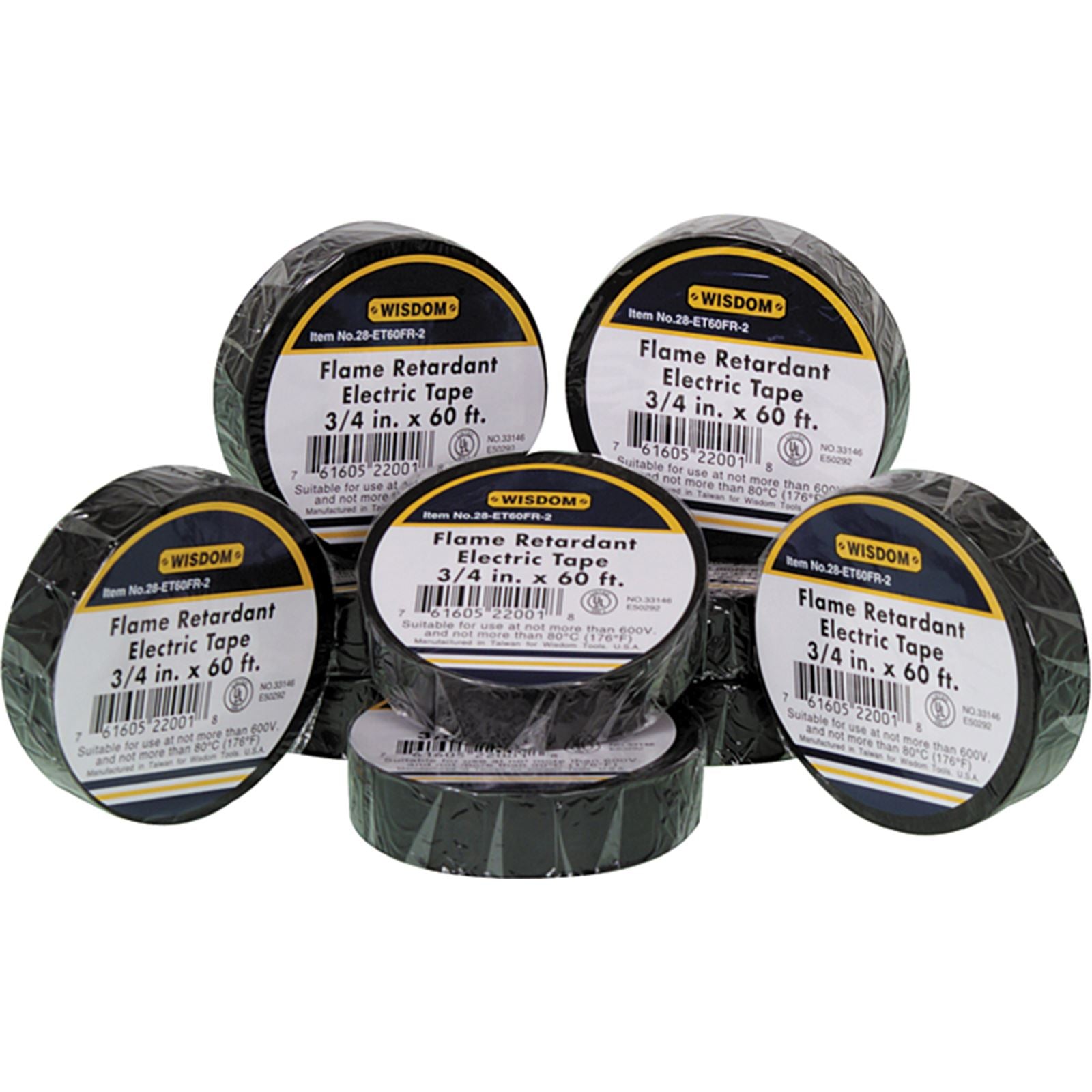 Fire Power Electrical Tape - 10/Pack ET3/4X60BK777---228_212985