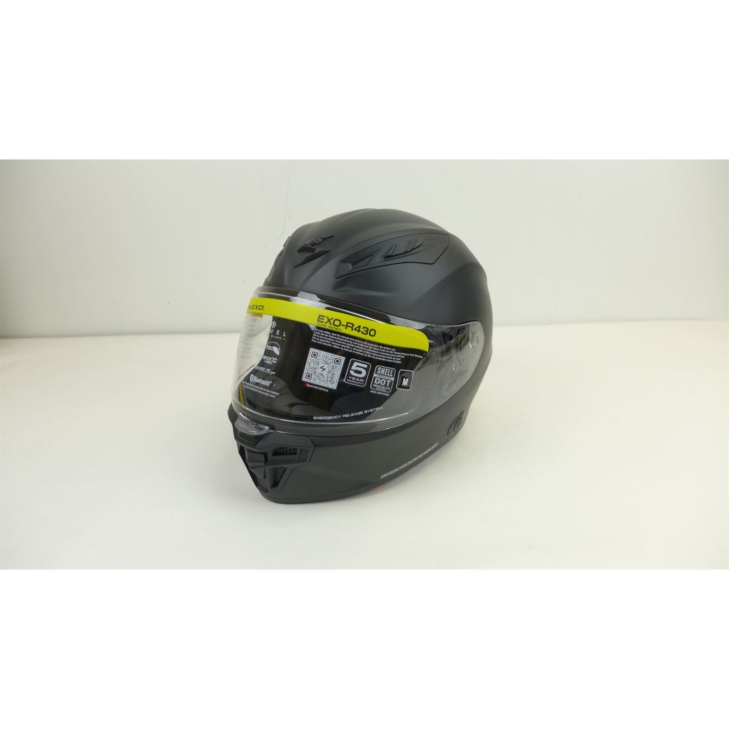 ScorpionEXO EXO-R430 Full-Face Helmet - Solid Matte Black - Medium OPEN BOX [MPN: 43-0104]_2356122