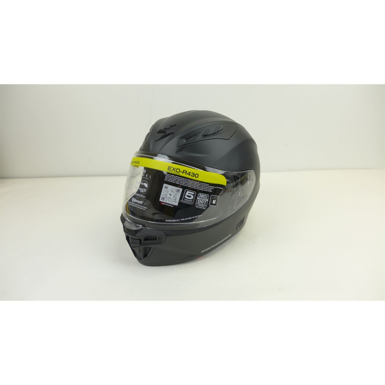 ScorpionEXO EXO-R430 Full-Face Helmet - Solid Matte Black - Medium OPEN BOX [MPN: 43-0104]_2356122