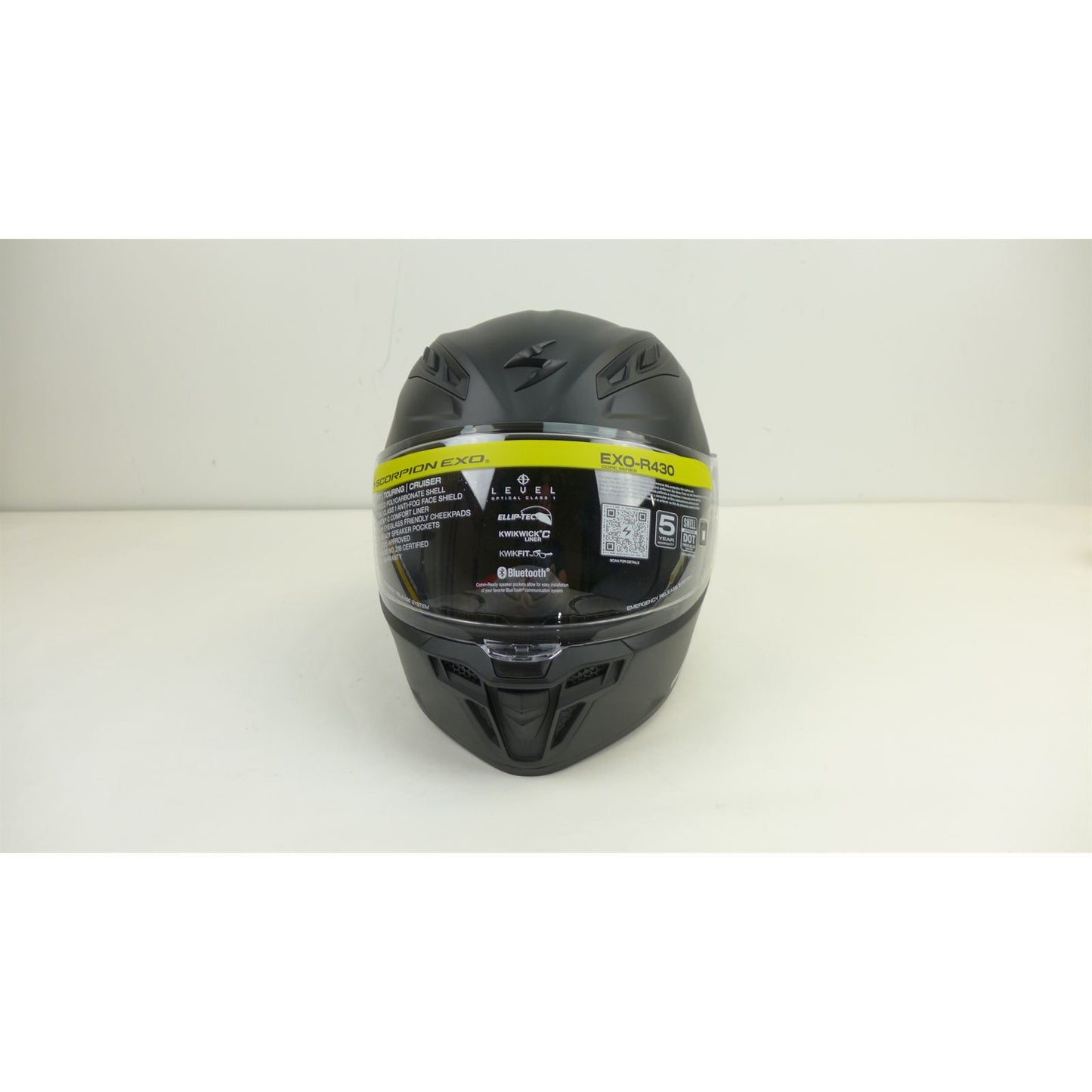 ScorpionEXO EXO-R430 Full-Face Helmet - Solid Matte Black - Medium OPEN BOX [MPN: 43-0104]_2356099