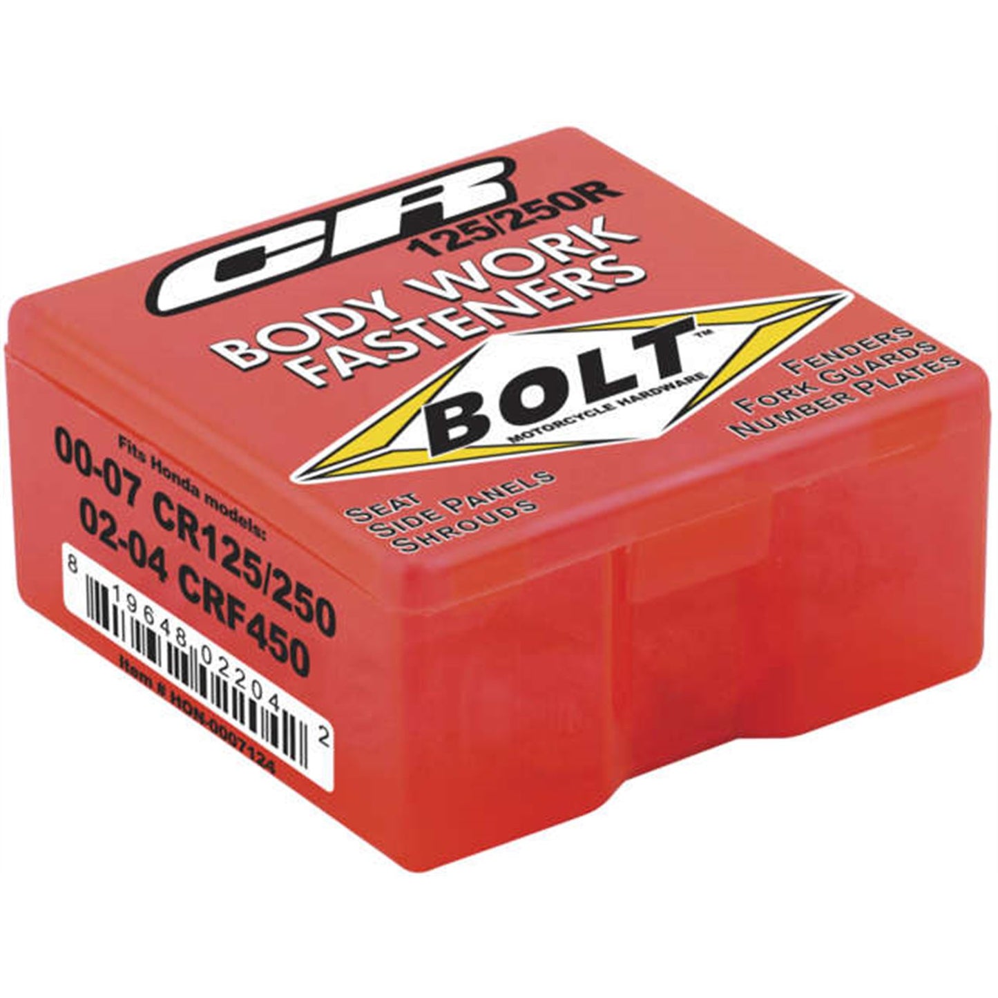 Bolt MC Hardware Full Plastic Fastener Kit for Honda HON-0007124_213098