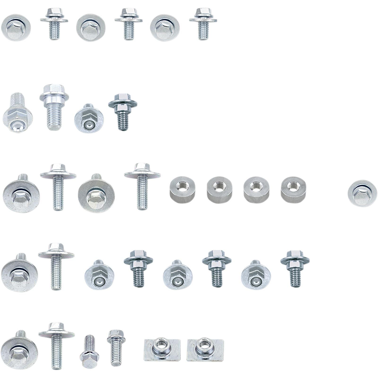 Bolt MC Hardware Full Plastic Fastener Kit - For Kawasaki KAW-1200024_354265