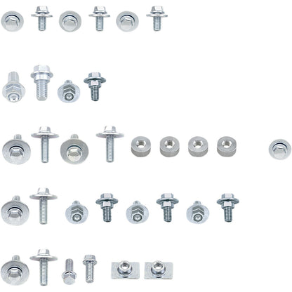 Bolt MC Hardware Full Plastic Fastener Kit - For Kawasaki KAW-1200024_354265