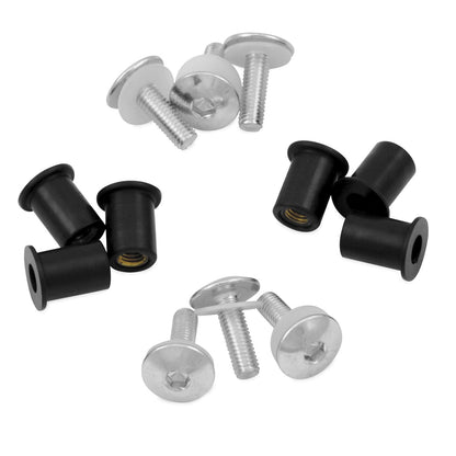 Bolt MC Hardware Windscreen Fasteners - 6/Pack 2009-WSF_213120