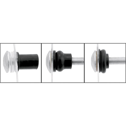 Bolt MC Hardware Windscreen Fasteners - 6/Pack 2009-WSF_354260