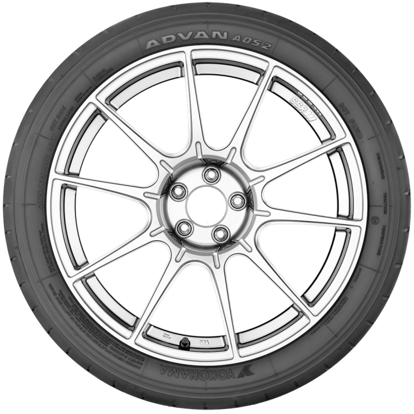 Yokohama Tire Advan A052 Tire - 255/40R17 - 98W [MPN: 110115209]_2385917
