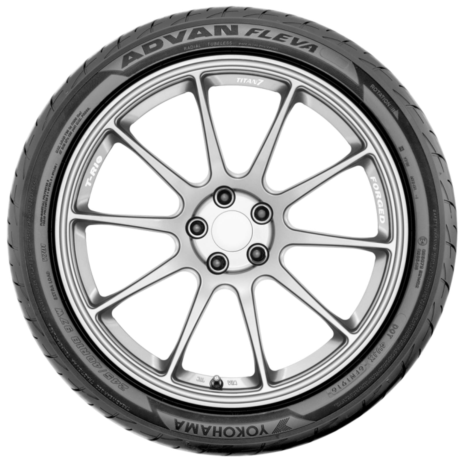 Yokohama Tire Advan Fleva V701 Tire - 205/50R15 - 86V [MPN: 110170174]_2371520