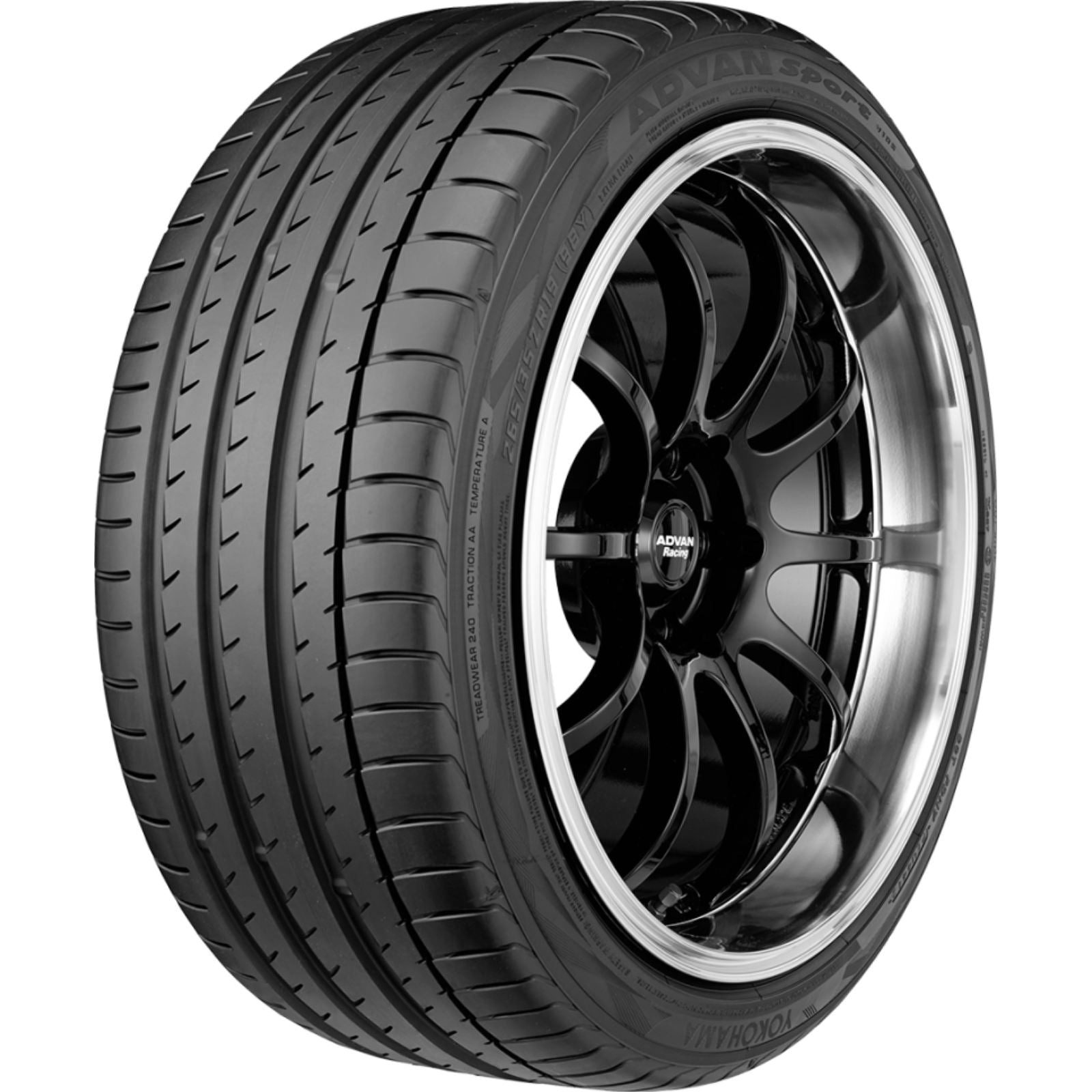 Yokohama Tire Advan Sport V105E Tire - 285/40ZR19 - 107Y [MPN: 110193338]_2378565
