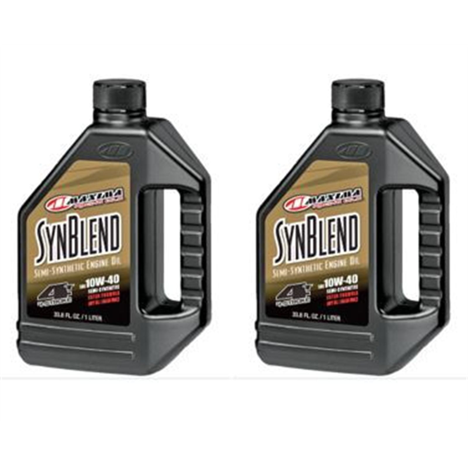 Maxima Synthetic Blend 10W-40 - 1 Liter PACK OF 2 [MPN: 34901B]_2395678