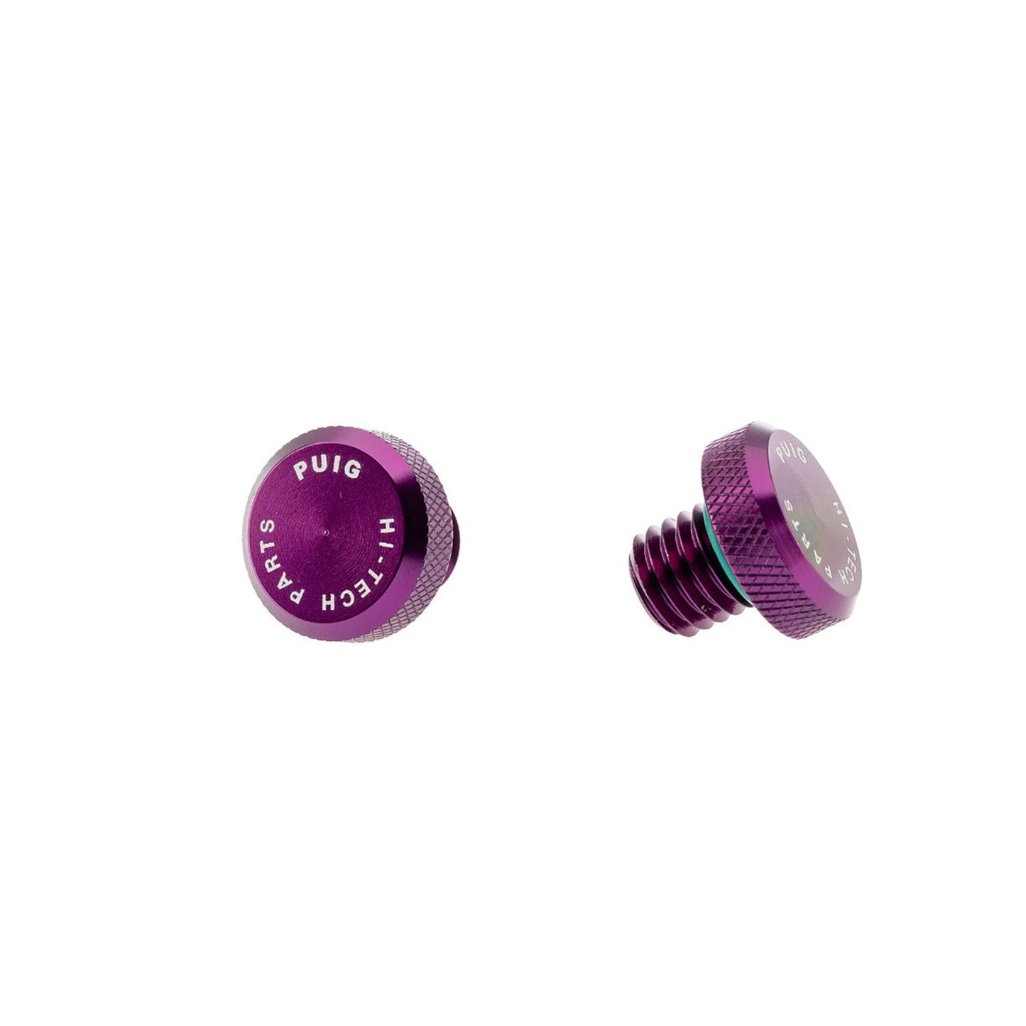 Puig Mirror Hole Screw Plug fits BMW R1300R - Purple [MPN: 21805L]_2395696