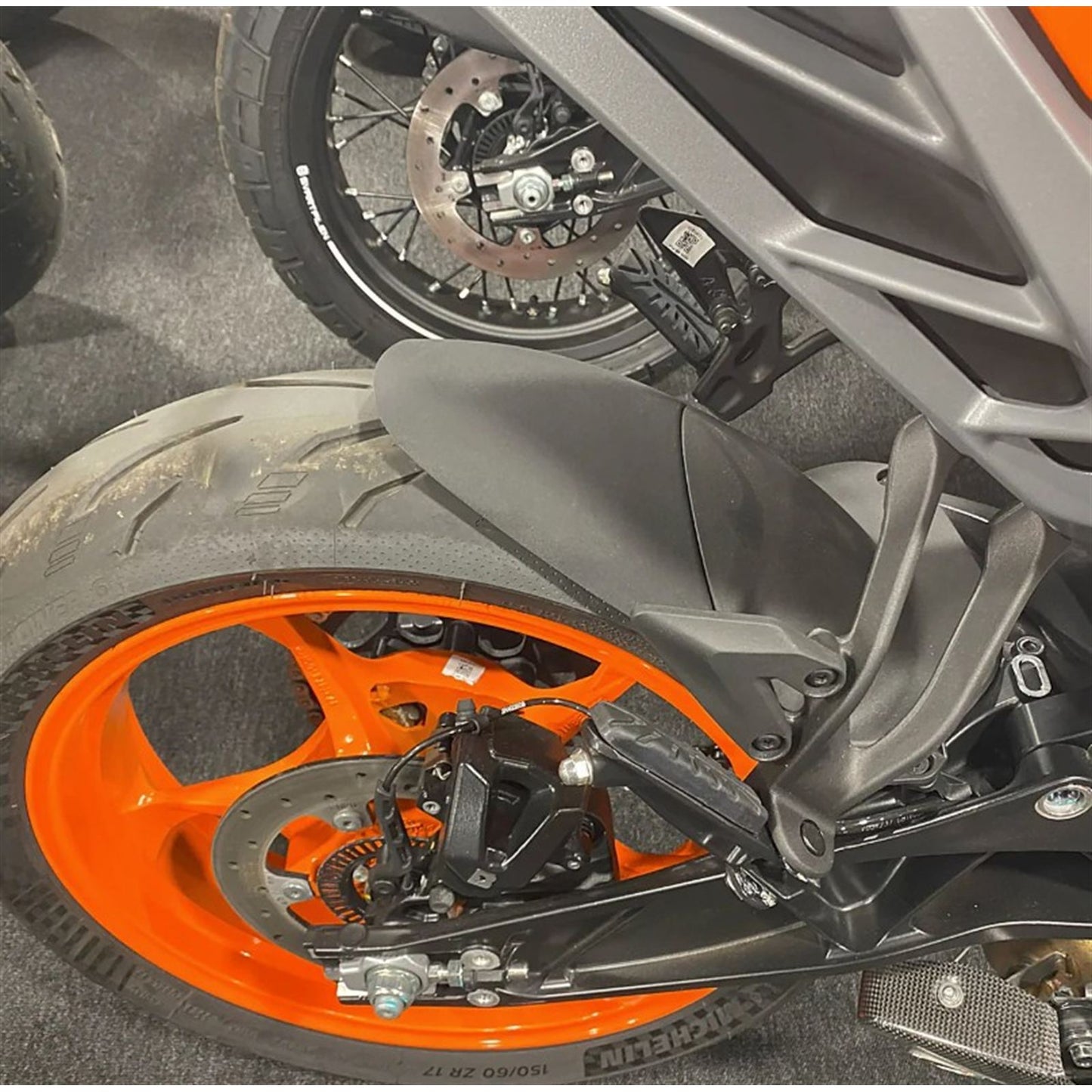 Puig Rear Fender Extension fits KTM 125 Duke/ 390 Duke - Matte Black [MPN: 22503J]_2395727