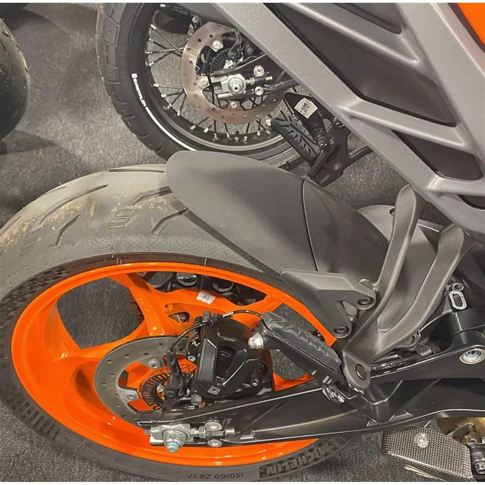 Puig Rear Fender Extension fits KTM 125 Duke/ 390 Duke - Matte Black [MPN: 22503J]_2395727