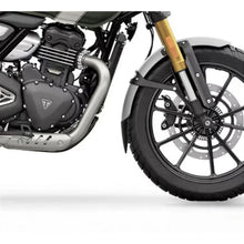 Puig Front Fender Extension fits Triumph Scrambler 400X '24-25 - Black [MPN: 22563N]_2395742
