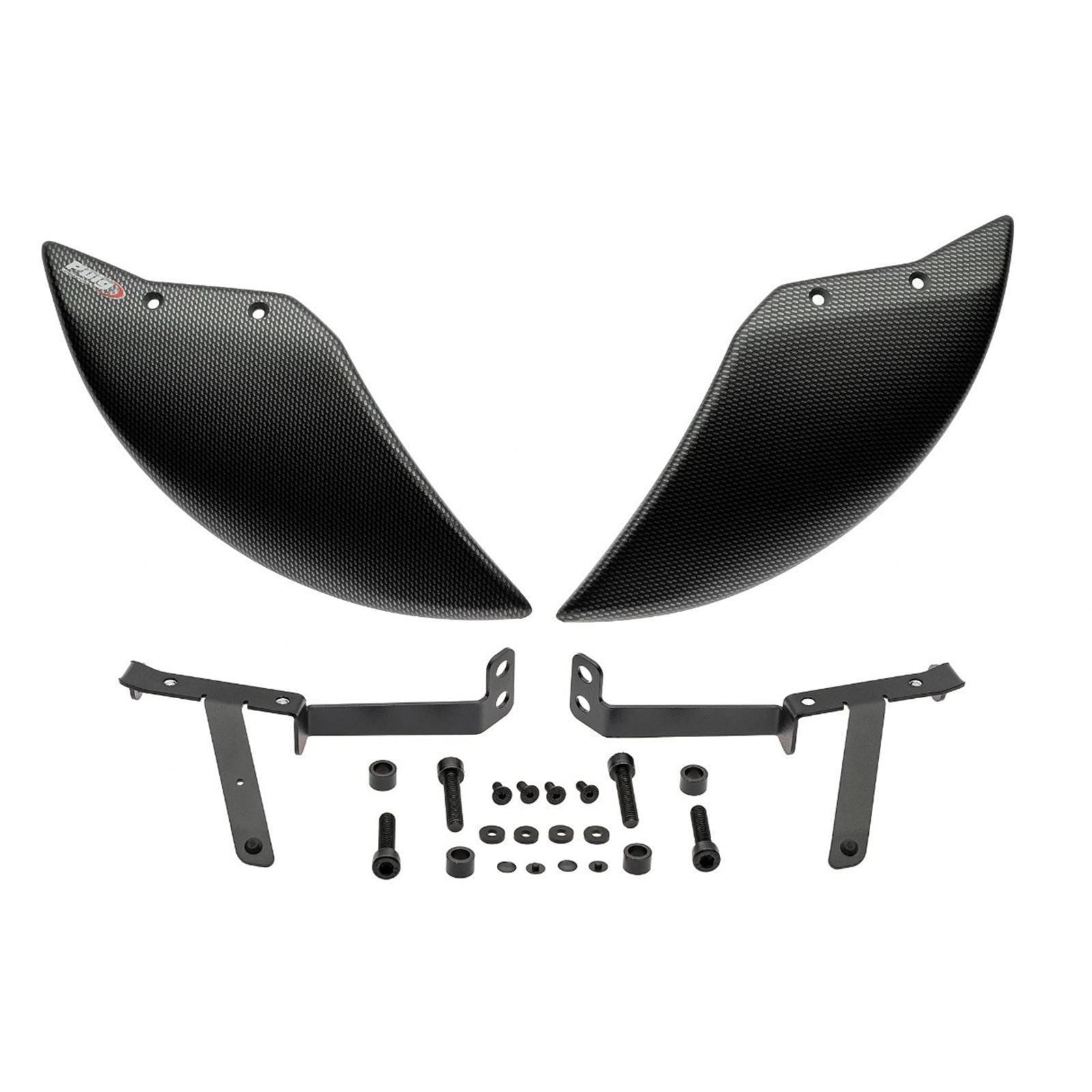 Puig Aero Wheel Deflector fits Ducati Panigale V4/V4R/V4S- Carbon Look [MPN: 22797C]_2395745