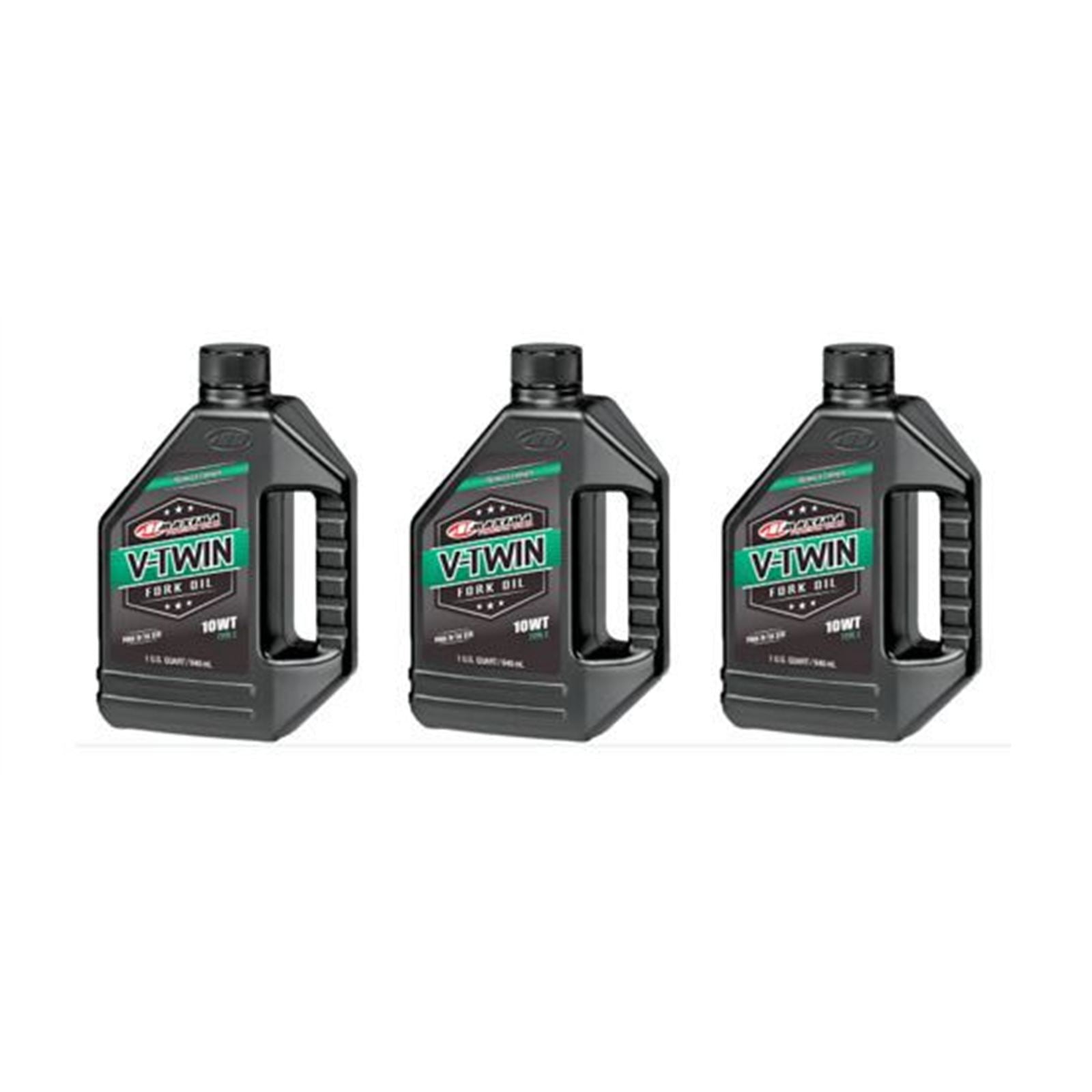 Maxima V-Twin Type E Fork Oil 10WT - 1 qt/ 32oz PACK OF 3 [MPN: 50-02901]_2424110