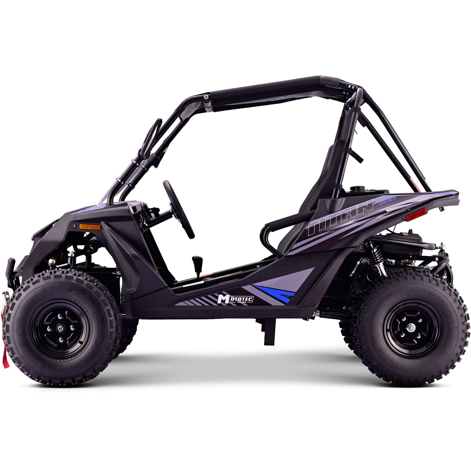 MotoTec USA Titan 200cc 4-Stroke Gas UTV - Blue [MPN: MT-UTV-Titan-200cc_Blue]_2657339