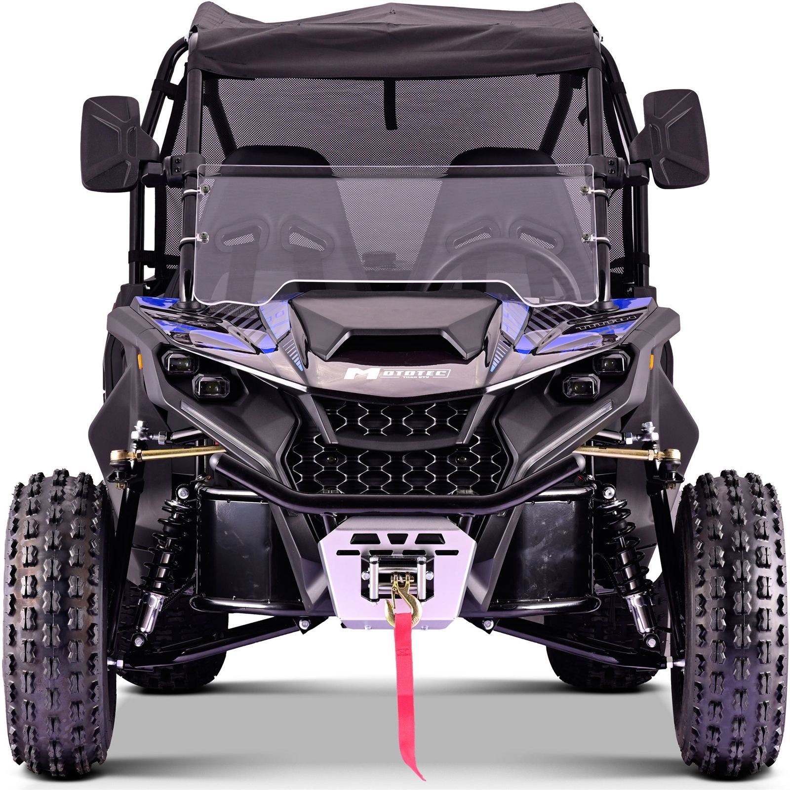MotoTec USA Titan 200cc 4-Stroke Gas UTV - Blue [MPN: MT-UTV-Titan-200cc_Blue]_2657343