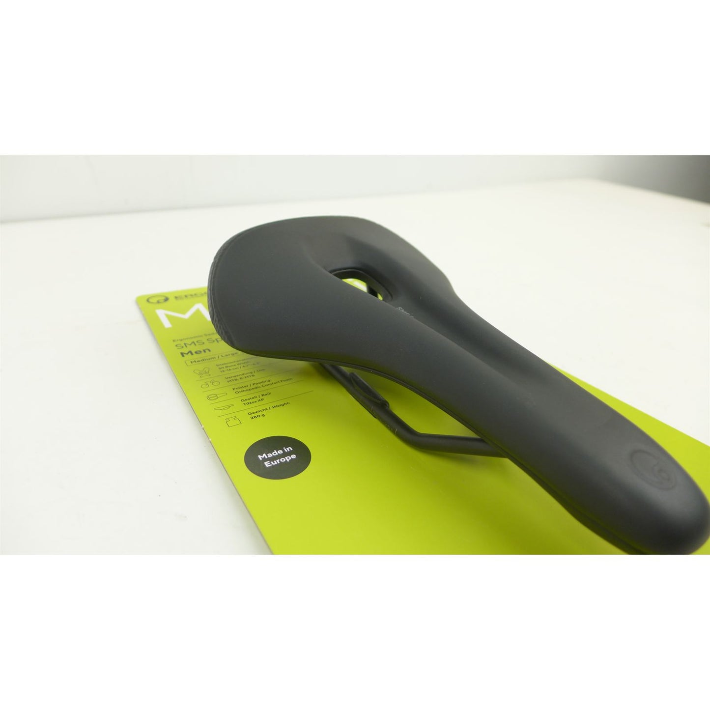 Ergon SMS Sport Saddle TiNox XP - Black - Men's - Medium/Large OPEN BOX [MPN: 44001515]_2540445