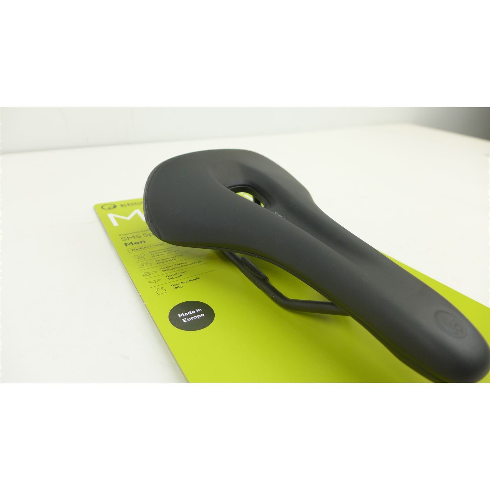 Ergon SMS Sport Saddle TiNox XP - Black - Men's - Medium/Large OPEN BOX [MPN: 44001515]_2540445