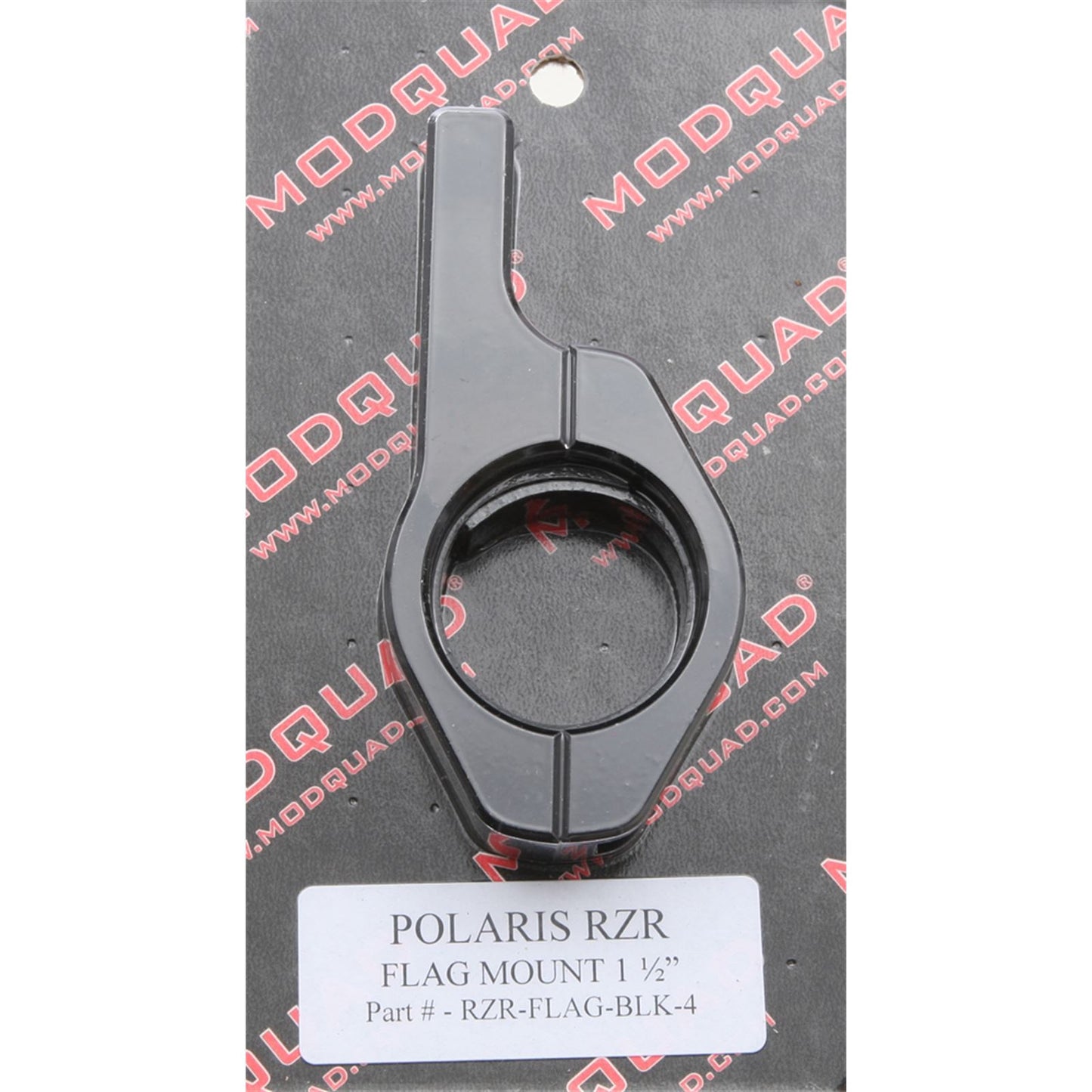 Modquad Flag Mount Horizontal Black 1.5" [MPN: RZR-FLAG-BLK-4]_214361