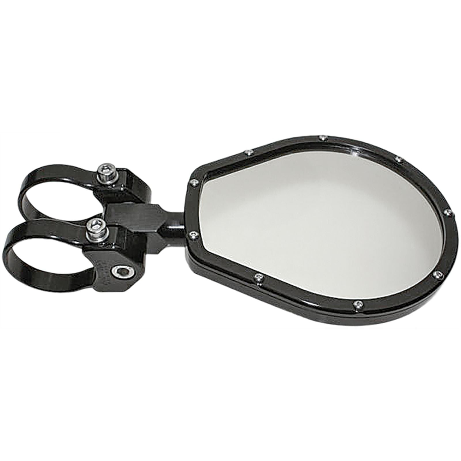 Axia Alloys 6" Round Folding Side Mirror 2 Clamp Mount Needed [MPN: MOD6FSM-BK]_214681
