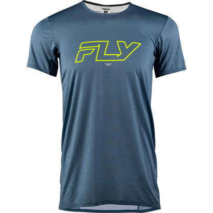 Fly Racing Enduro Short Sleeve Jersey - Slate/Hi-Vis_2570116