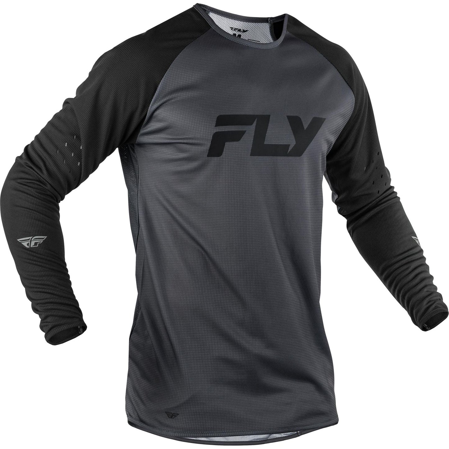 Fly Racing Gravity Long Sleeve Jersey - Grey/Black_2570551