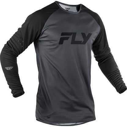 Fly Racing Gravity Long Sleeve Jersey - Grey/Black_2570551