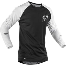Fly Racing Gravity Dig Long Sleeve Jersey - Black/White_2570918