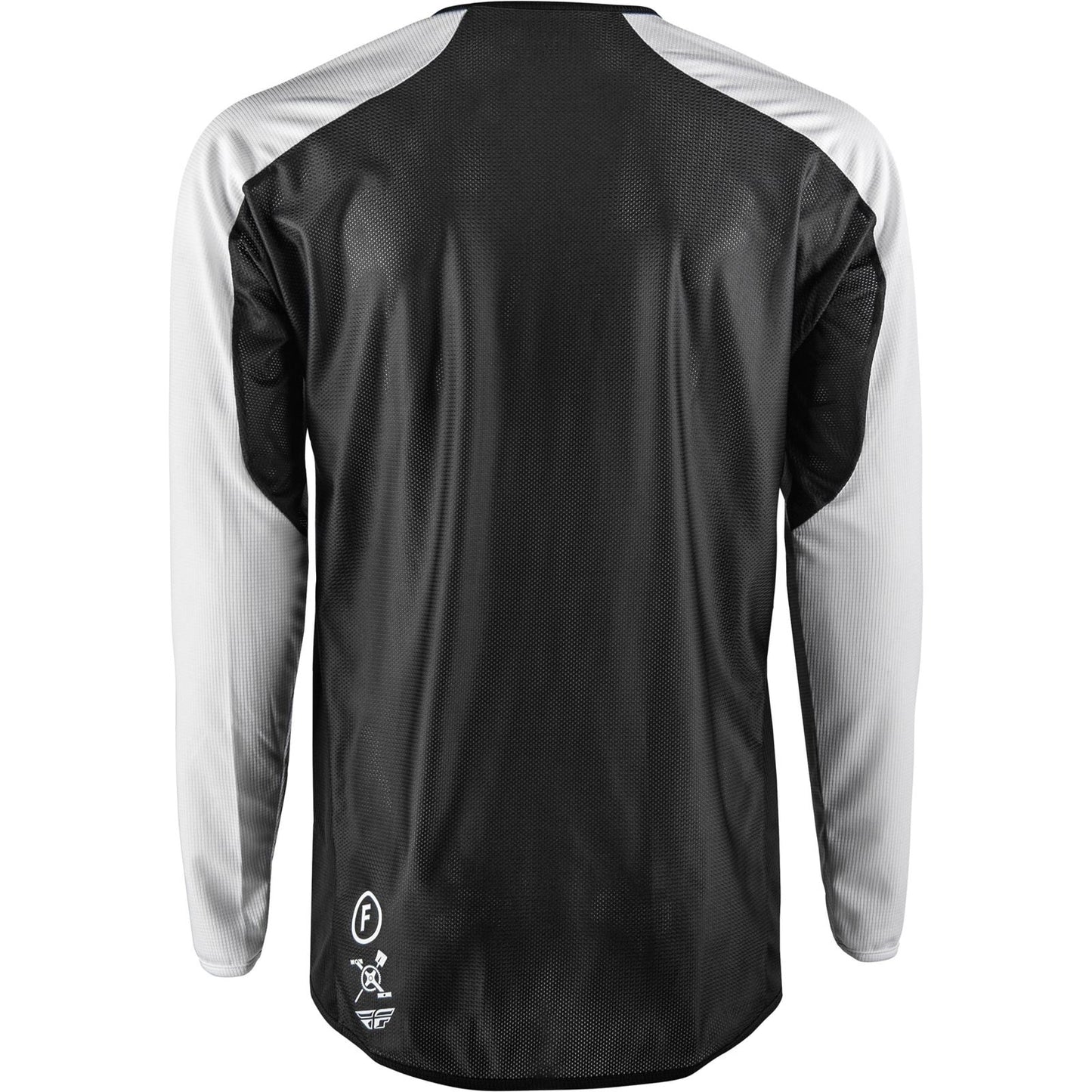 Fly Racing Gravity Dig Long Sleeve Jersey - Black/White_2570976
