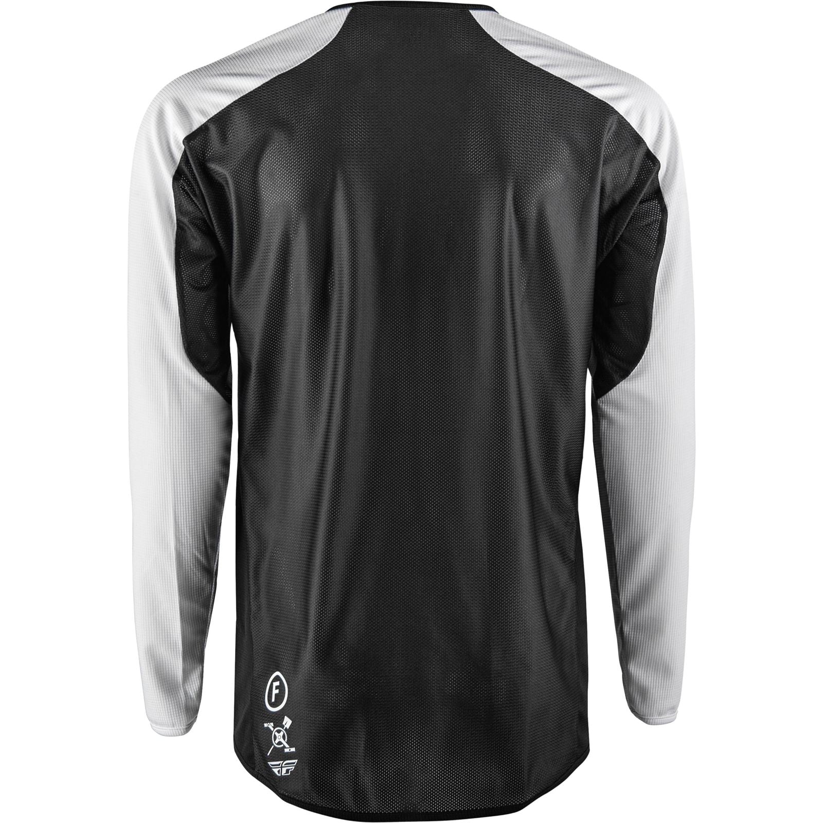 Fly Racing Gravity Dig Long Sleeve Jersey - Black/White_2570976