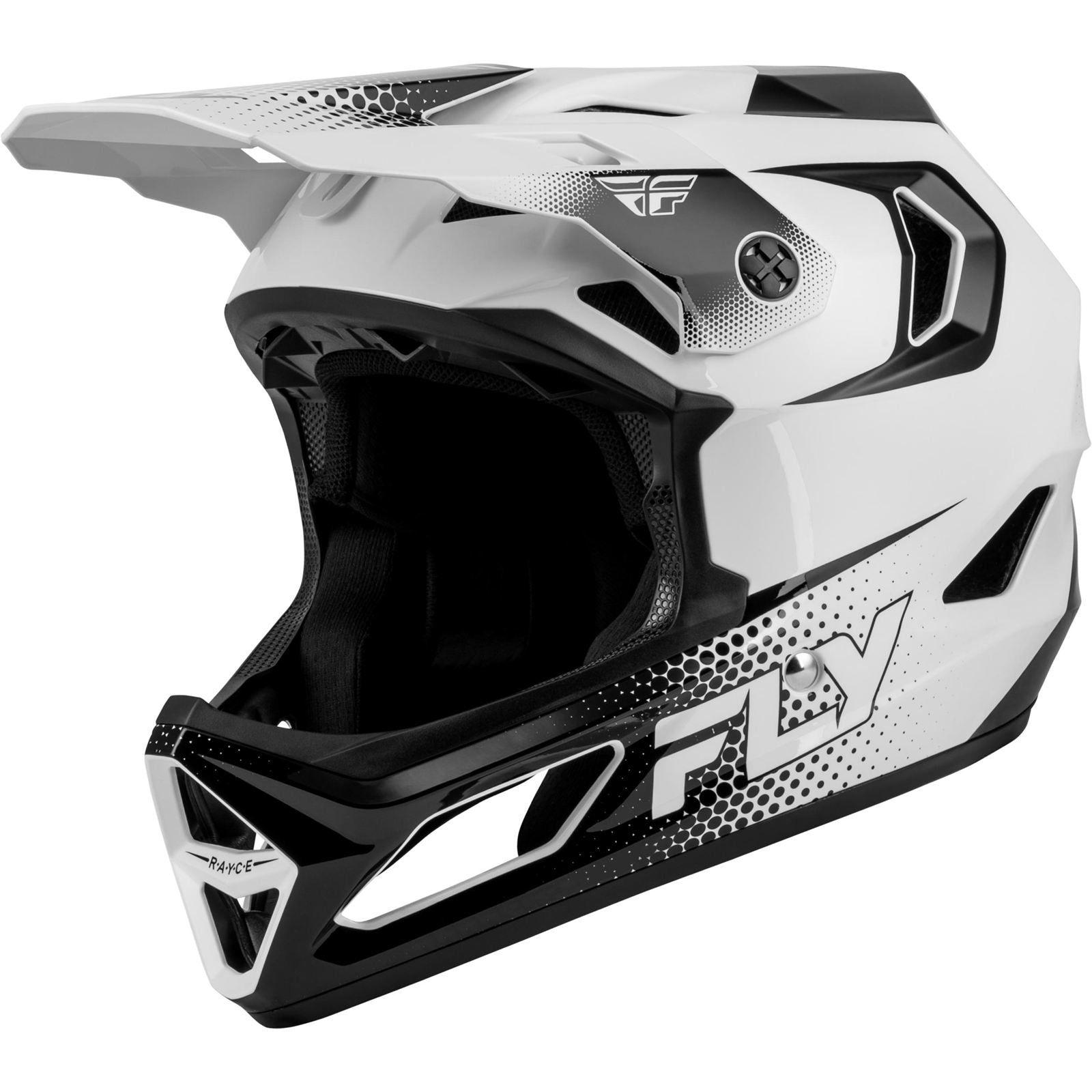 FLY Racing Rayce Sonar Bicycle Helmet - White/Black_2572027