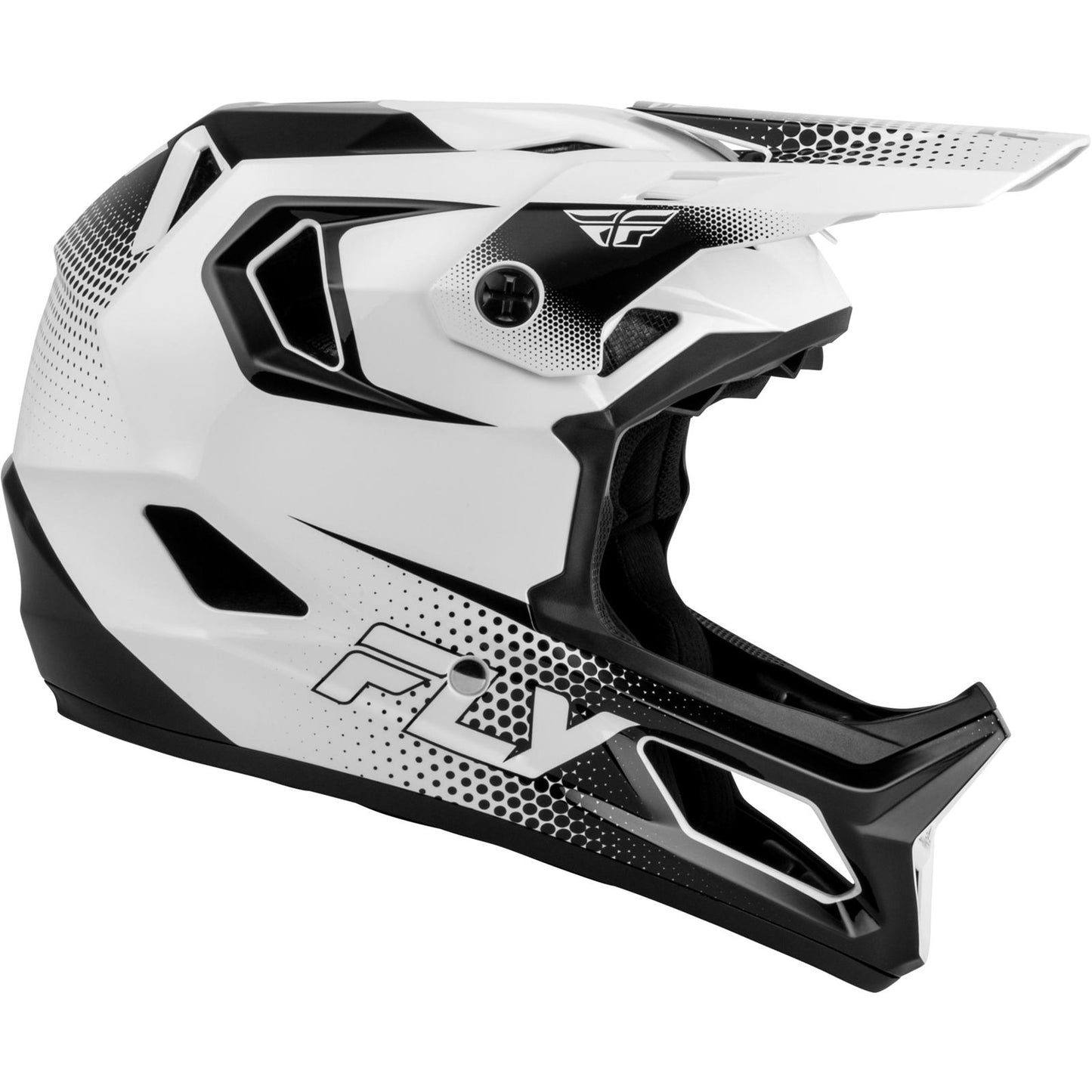 FLY Racing Youth Rayce Sonar Bicycle Helmet - White/Black_2572072