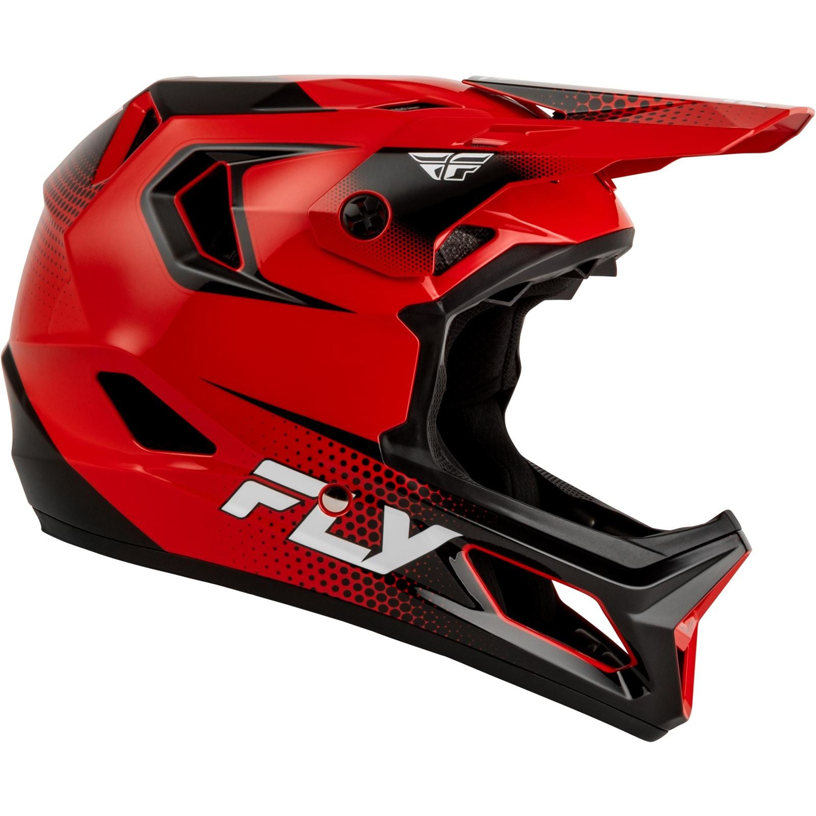 FLY Racing Youth Rayce Sonar Bicycle Helmet - Red/Black/White_2572046